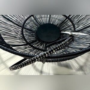 THIN CHROME beaded headband. *Brand New*